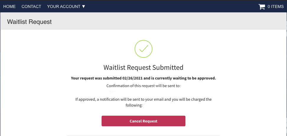 Will waiting list ticket be refunded